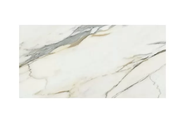 Calacatta Borghini Matt Rekt. 60X120 - biała płytka gresowa