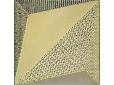 Shapes Origami Gold 25X25. Płytka ścienna trójwymiarowa