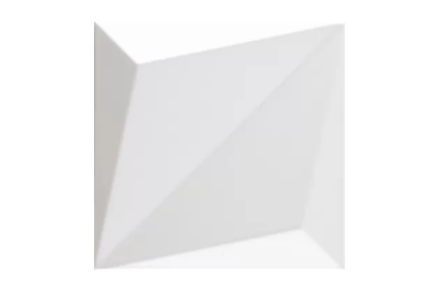 Shapes Origami White 25X25. Biała płytka ścienna