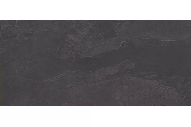 Nordika Dark Nat Rett 60x120 - Czarna płytka gresowa