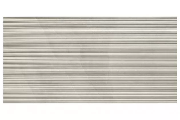 Shale Moon Ribbed Nat. Rett. 60x120 SL01BAR - szara płytka gresowa