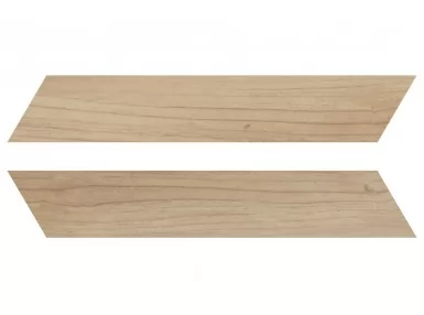 Woodie Beige Chevron 7,5x40,7 - drewnopodobna płytka gresowa