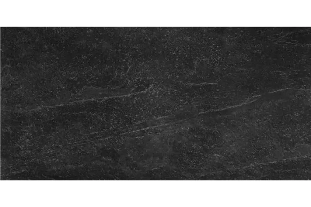 Slaterock Black Rett. 60x120 - czarna płytka gresowa