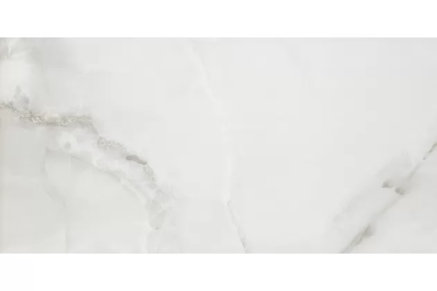 Fenix Gris 60x120. Biała płytka marmuropodobna.