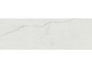 Magnifica Struttura Mikado 3D Statuario Ret. 60x180 M5TP - Biała płytka ścienna