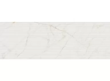 Magnifica Struttura Mikado 3D Calacatta Gold Ret. 60x180 M5SZ - Biała płytka ścienna