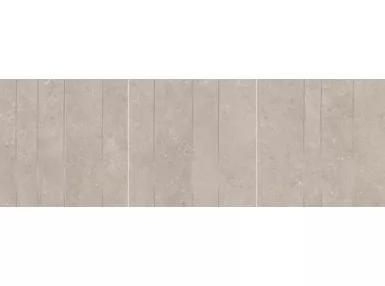 Magnifica Mosaico Strip Inserto Metallo Limestone Taupe Ret. 60x180 M8FQ - Brązowa płytka ścienna