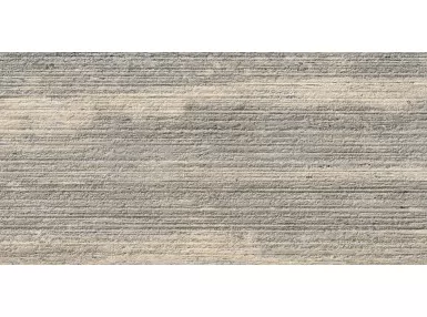 Mystone Travertino Silver Struttura Righe 3D Rett. 30x60 M9PC - Płytka ścienna