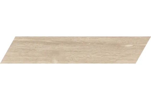 Orinoco Beige Chevron 8x40. Płytka drewnopodobna.
