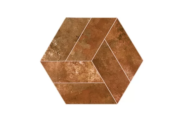Basalt Base Brown 20x24 - płytka heksagonalna
