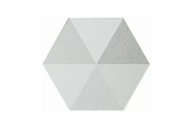 Diamond White 20x24 - płytka heksagonalna