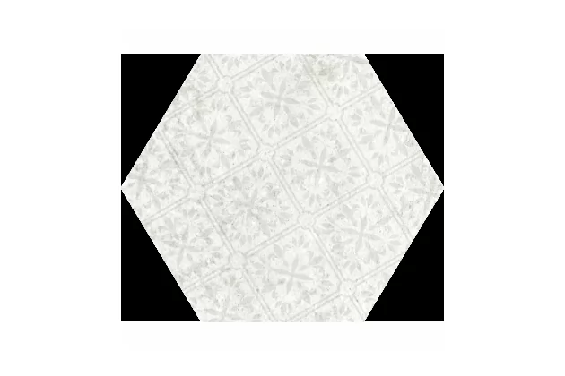 Pompeia Decor Blanco 20x24 - płytka heksagonalna