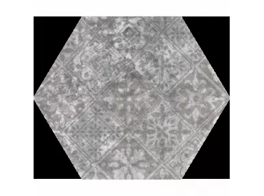Pompeia Decor Gris 20x24 - płytka heksagonalna