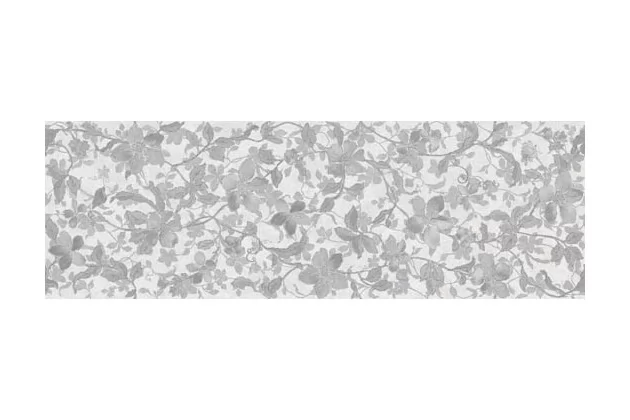 Floral Gris Rekt. 30x90 - płytka ścienna