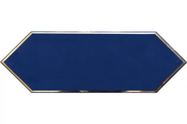 Zenith Blue Gold Decor 10x30 - płytka ścienna