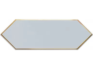 Zenith Sky Blue Gold Decor 10x30 - płytka ścienna