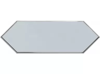 Zenith Sky Blue Silver Decor 10x30 - płytka ścienna