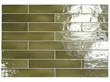 Manacor Basil Green 6,5x40 - płytka ścienna