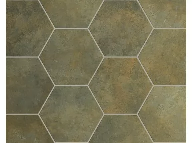 Oxide Verde Hex 17,5x20 - płytka gresowa heksagonalna