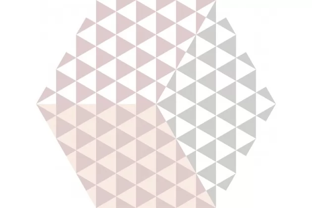 Peonia Hexa Rosa 23x27 - płytka gresowa heksagonalna