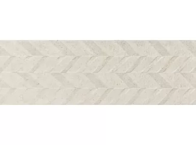 Asphalt Saw Off White Rekt. 30x90 - płytka ścienna