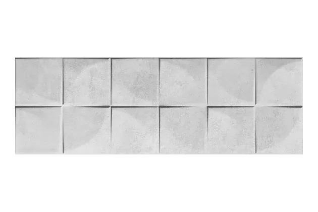 Concrete Grey Quadra Rekt. 25x75 - płytka ścienna