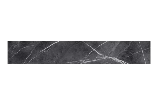 Listwa Pulpis Glass 12x75 - czarna listwa ścienna
