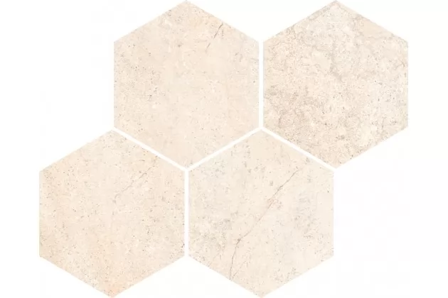 Arena Cream Mosaic 21x26 - mozaika heksagonalna ścienna