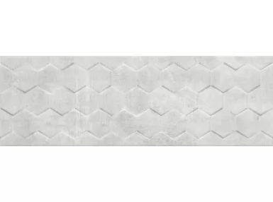 Polaris Dark Hexagon Rett. 25x75 - płytka ścienna