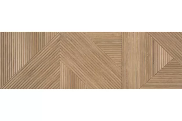 Tangram Walnut 31,6x100 - drewnopodobne płytka gresowa