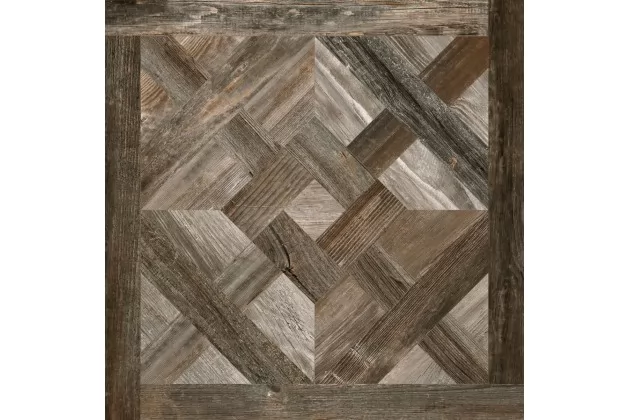Artwood Inlay Multibrown Ret. 60x60 - drewnopodobna płytka gresowa