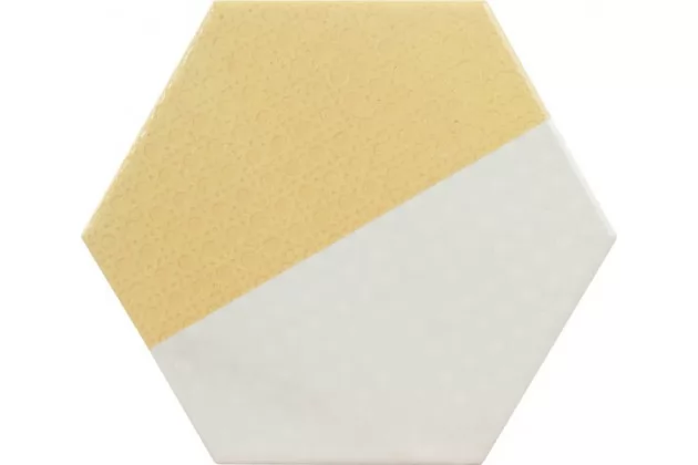 Calacatta Slow Hexa Boho 13,9x16 - biała płytka gresowa
