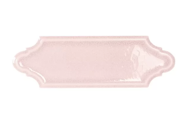 Mecox Pink Crackled 5x15 - płytka ścienna