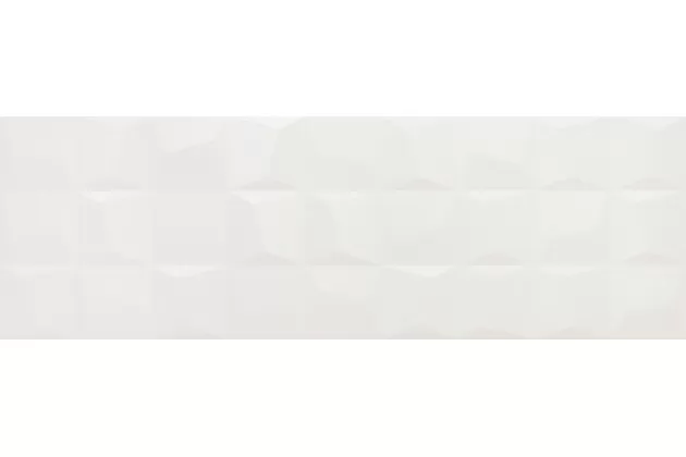 Luxe Cubic White Rekt. 30x90 - płytka ścienna