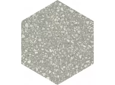 Hexagon Terrazzo Grey Matt 23x26 - płytka gresowa heksagonalna