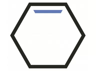 Minimal Colours Hex 25 22x25 - wzorzysta płytka heksagonalna