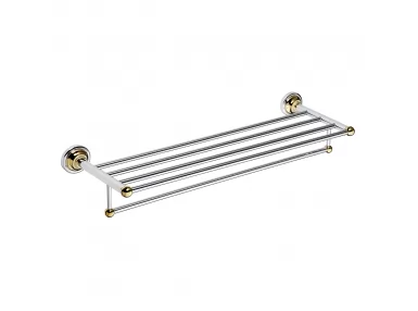 Półka wisząca na ręczniki Retro Gold/Chrom - 144202098