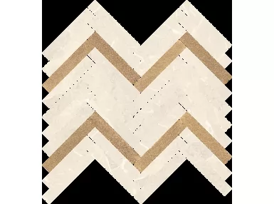 Stone Matter Beige Mozaika Połysk 28,1x30,1 - płytka ścienna