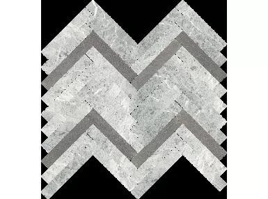 Stone Matter Grys Mozaika Połysk 28,1x30,1 - płytka ścienna