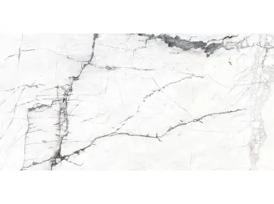 Kairos Poler 60x120 - płytka gresowa imitująca biały marmur