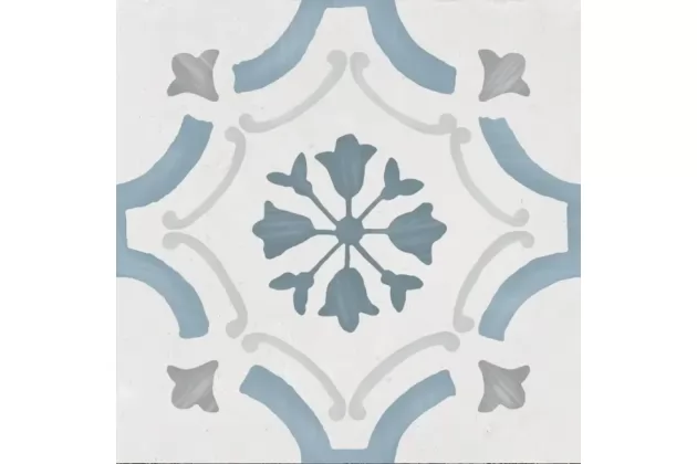 Sirocco Blue Ornate 22,3x22,3 - płytka gresowa