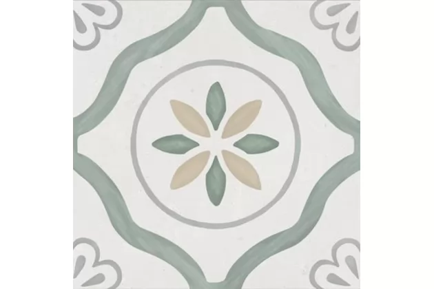 Sirocco Green Petals 22,3x22,3 - płytka gresowa