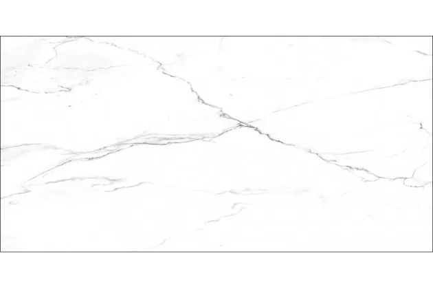Lincoln Blanco Poler Rect. 60x120 - płytka gresowa imitująca biały marmur