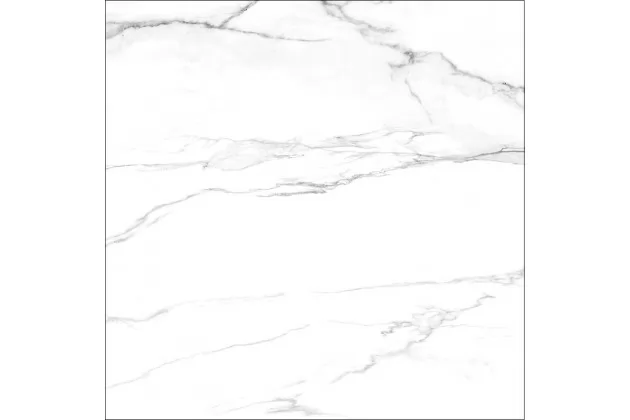 Lincoln Blanco Poler Rect. 60x60 - płytka gresowa imitująca biały marmur