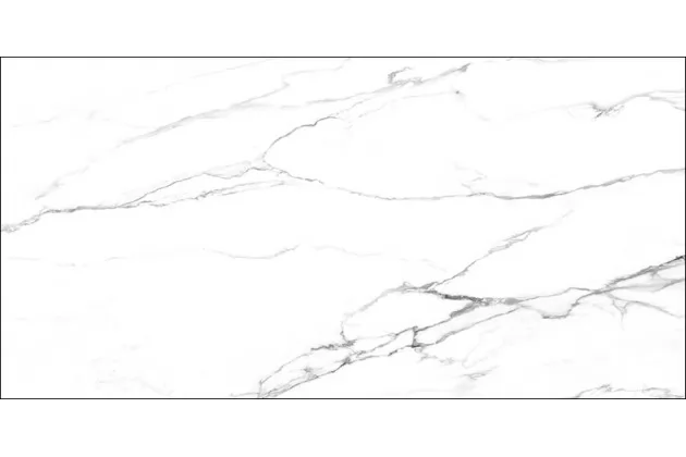 Lincoln Blanco Poler Rect. 30x60 - płytka gresowa imitująca biały marmur