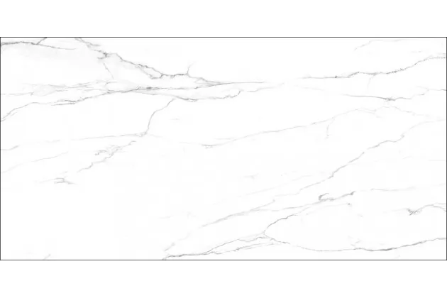 Lincoln Blanco Poler Rect. 90x180 - płytka gresowa imitująca biały marmur