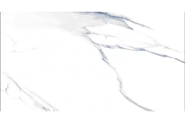 Aurora Blue Poler Rect. 60x120 - płytka gresowa imitująca biały marmur