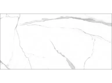 Nilo Blanco Natural Rect. 90x180 - płytka gresowa imitująca biały marmur