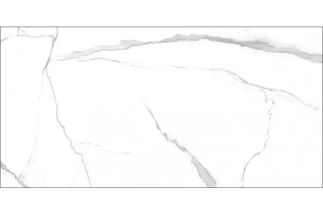 Nilo Blanco Poler Rect. 90x180 - płytka gresowa imitująca biały marmur
