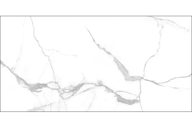 Nilo Blanco Natural Rect. 30x60 - płytka gresowa imitująca biały marmur
